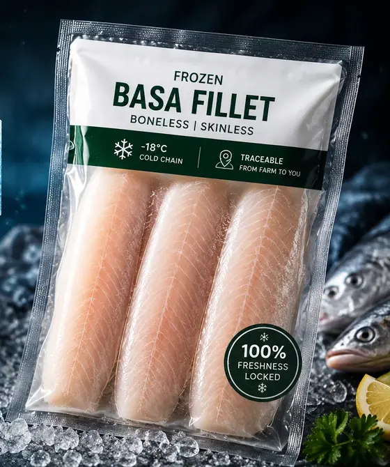 Frozen Basa fillet packs